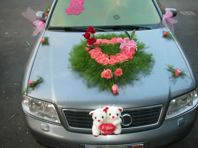 鮮花婚車