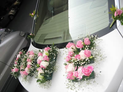 鮮花婚車