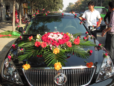 鮮花婚車