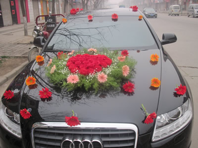 鮮花婚車