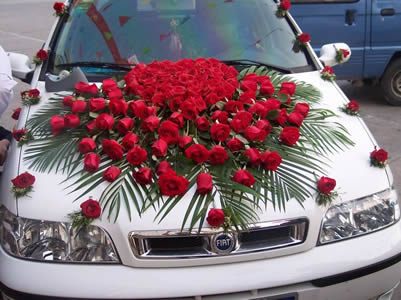 鮮花婚車