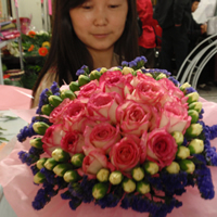 手捧花