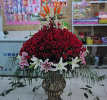 手捧花