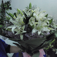 手捧花